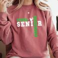 Golf Senior Night Golf Senior 2025 Graduation 33 Comfort Colors Sweatshirt Crimson