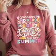 Goodbye 2nd Grade Graduation To 3rd Grade But First Summer Comfort Colors Sweatshirt Crimson