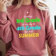 Goodbye 3rd Grade On My Way To 4th Grade 2022 Graduation Comfort Colors Sweatshirt Crimson