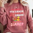 Goodbye 7th Grade Graduation To 8th Grade Hello Summer Comfort Colors Sweatshirt Crimson