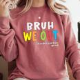 Goodbye Kindergarten Hello 1st Grade Kindergarten Graduation Comfort Colors Sweatshirt Crimson