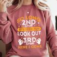 Grade So Long Second Grade It's Been Fun Graduation 2019 Comfort Colors Sweatshirt Crimson