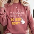 I Graduated Can I Go Back To Bed Now Graduation Sloth Comfort Colors Sweatshirt Crimson