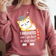 I Graduated Can I Go Back To Sleep Now Graduation Comfort Colors Sweatshirt Crimson