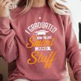I Graduated Now I'm Smart Graduation Graduation Comfort Colors Sweatshirt Crimson