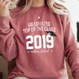 Graduated Top Of The Class 2019 Home School Graduation Shirt Comfort Colors Sweatshirt Crimson