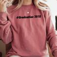 Graduation 2018 Graduation T-Shirt Comfort Colors Sweatshirt Crimson