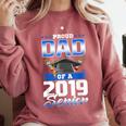 Graduation 2019 TShirt Proud Dad Of Senior Comfort Colors Sweatshirt Crimson