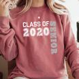 Graduation 2020 Class Of 2020 Senior Comfort Colors Sweatshirt Crimson