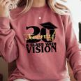 Graduation 2020 A Class With Vision Comfort Colors Sweatshirt Crimson