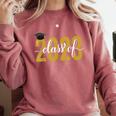 Graduation 2023 Class Of 2023 Comfort Colors Sweatshirt Crimson