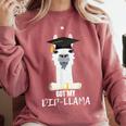 Graduation For Him & Her Got My Dip-Llama Comfort Colors Sweatshirt Crimson