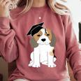 Graduation Beagle Dog 2017 Graduate Graduation Tee Comfort Colors Sweatshirt Crimson