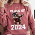 Graduation Class Of 2024 Bigfoot Graduated Seniors 2024 Comfort Colors Sweatshirt Crimson