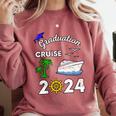 Graduation Cruise 2024 Ship Boat Vacation Summer Vacation Men Women Kids Comfort Colors Sweatshirt Crimson