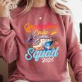 Graduation Cruise Squad 2026 Cruising Graduation Comfort Colors Sweatshirt Crimson