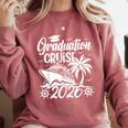 Graduation Cruise Trip 2026 Vacation Graduate Cruising Comfort Colors Sweatshirt Crimson