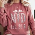 Graduation For Doctors t Shirt Tee Shirt Medical Doctors MD Comfort Colors Sweatshirt Crimson