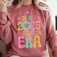 In My Graduation Era Class Of 2025 School Graduation Comfort Colors Sweatshirt Crimson