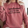 Graduation Ideas Comfort Colors Sweatshirt Crimson