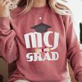 Graduation Masters Criminal Justice Premium Tri-Blend Comfort Colors Sweatshirt Crimson