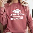 Graduation Motivation Joke University High School Student Comfort Colors Sweatshirt Crimson
