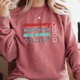 Graduation Promotion Elementary School To Junior High Comfort Colors Sweatshirt Crimson