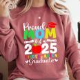Graduation Proud Mom Of 2025 Kindergarten Graduate Comfort Colors Sweatshirt Crimson