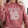 Graduation Shirt 2018 Comfort Colors Sweatshirt Crimson