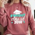 Graduation Shirt We Out Class Of 2018 Graduation Tee Comfort Colors Sweatshirt Crimson