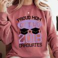 Graduation Shirt For Mom Of Twins Proud Mom Twins Tee Comfort Colors Sweatshirt Crimson