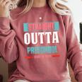 Graduation Shirt Straight Outta Preschool Class Of 2018 Tee Comfort Colors Sweatshirt Crimson