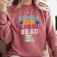 Graduation Summa Cum Laude College Honors Comfort Colors Sweatshirt Crimson