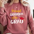 Grandpa Of Graduate Shirt Proud Grandfather Graduation Tee Comfort Colors Sweatshirt Crimson