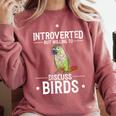 Green Cheek Conure Introvert Parrot Bird Conure Comfort Colors Sweatshirt Crimson Green Cheek Conure Introvert Parrot Bird Conure Comfort Colors Sweatshirt Crimson