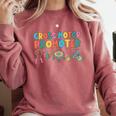 Gross Motor Promoter Physical Therapist Graduation PT Comfort Colors Sweatshirt Crimson