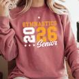 Gymnastics Senior Night Gymnastics Senior 2026 Graduation 17 Comfort Colors Sweatshirt Crimson