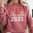 My Happy Class Is Outta Here 2021 Shirt Graduation Comfort Colors Sweatshirt Crimson