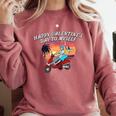 Happy Valentines Day To Myself Introvert Humor Comfort Colors Sweatshirt Crimson Happy Valentines Day To Myself Introvert Humor Comfort Colors Sweatshirt Crimson