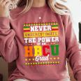 HBCU Grad Historically College Graduation Comfort Colors Sweatshirt Crimson