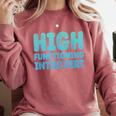 High Functioning Introvert Sarcasm Sarcastic Grunge Comfort Colors Sweatshirt Crimson High Functioning Introvert Sarcasm Sarcastic Grunge Comfort Colors Sweatshirt Crimson