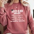 High School Graduation T Shirt College Graduation Comfort Colors Sweatshirt Crimson