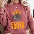 High School King Graduation Shirt Class Of 2019 Seniors Comfort Colors Sweatshirt Crimson
