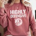 Highly Defensive Armadillo Shield Introvert Boundaries Comfort Colors Sweatshirt Crimson Highly Defensive Armadillo Shield Introvert Boundaries Comfort Colors Sweatshirt Crimson