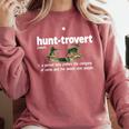 Hunt-Trovert Hunting Hunter Humor Definition Introvert Comfort Colors Sweatshirt Crimson Hunt-Trovert Hunting Hunter Humor Definition Introvert Comfort Colors Sweatshirt Crimson