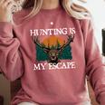 Hunting Is My Escape Introvert Hunter Antisocial Comfort Colors Sweatshirt Crimson Hunting Is My Escape Introvert Hunter Antisocial Comfort Colors Sweatshirt Crimson