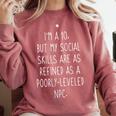 I'm a 10 Meme For Introvert Gaming Lover Boyfriend Comfort Colors Sweatshirt Crimson