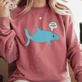 I'm An Introwater Cute Whale I'm An Introvert Comfort Colors Sweatshirt Crimson