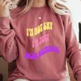 I'm Just Social Distancing Introvert Funny Comfort Colors Sweatshirt Crimson I'm Just Social Distancing Introvert Funny Comfort Colors Sweatshirt Crimson