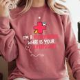 I'm A Veterinarian Vet Student Graduation Comfort Colors Sweatshirt Crimson